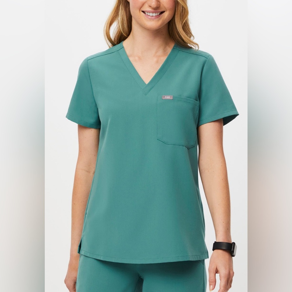 Figs Cactus slim Catarina scrub top